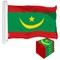 G128 5 Pack: Mauritania Mauritanian Flag | 3x5 Ft | LiteWeave Pro Series Printed 150D Polyester | Country Flag, Indoor/Outdoor, Vibrant Colors, Brass Grommets